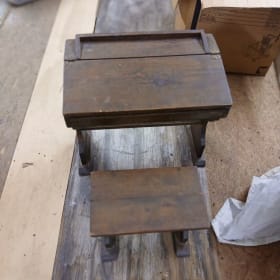 Antique Child Size Desk set item