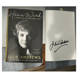 Signed Julie Andrews Biography item