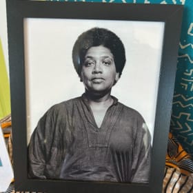 Photo of Audre Lorde - 8x10 Framed Portrait