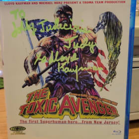 THE TOXIC AVENGER (1984) BLU RAY SIGNED BY LLOYD KAUFMAN item
