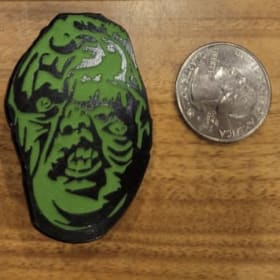TOXIE GLOW IN DARK PIN THE TOXIC AVENGER (1984) NEW item