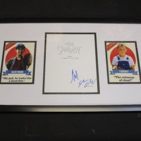 Sandlot Framed Signed Script item