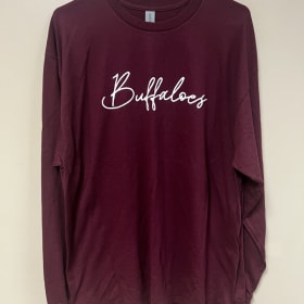 Adult XL Maroon Long Sleeve Shirt item