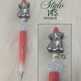 Stylo chien rouge ❤️ item