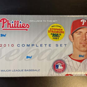 Sealed Topps 2010 Complete Set Phillies Version item