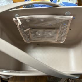 Pinkish Tan Bogg Bag w/ Strap and Accesories item