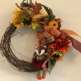Whimsical Fall Fox Wreath item