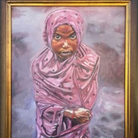 Photo of 🎨 Eyes of Innocence – Original Painting by Lester White