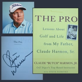 Signed Copy of Butch Harmon's Book item