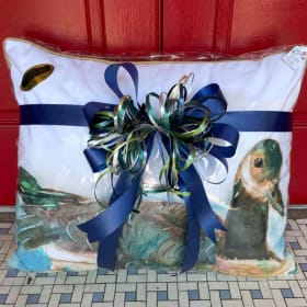 Indoor/Outdoor Pillow with Original North Carolina Art item