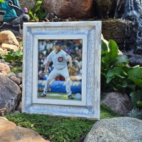 Kerry Wood framed picture with Autograph item