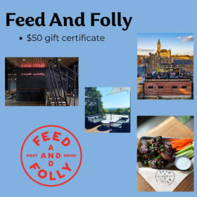 $50 Giftcard to Feed & Folly Restaurant in Fayetteville item