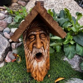 Sleepy Old Man Birdhouse item