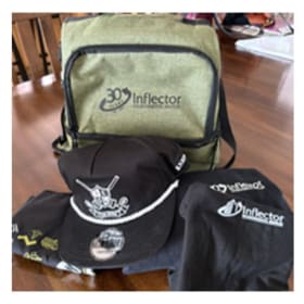 Inflector Lunchbox, hat, shirt and more item