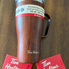 Burning Flame Candles (2) and a Tim Horton's mug & $20 Card item