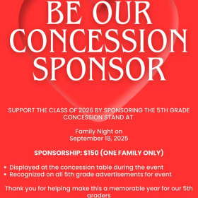 Concession Sponsor item