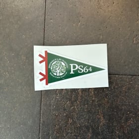 3.5 inch Vinyl Pennant Sticker item