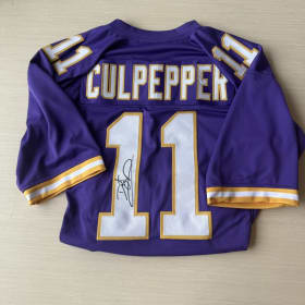 57. Vikings Signed Culpepper Jersey item