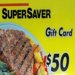 Super Saver Gift Card  $50 item