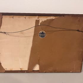 "A Canopied Road" framed print signed by Wallace Nutting item