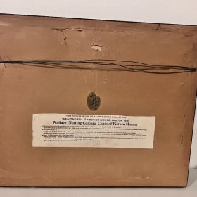 "Feminine Finery" framed print signed by Wallace Nutting item