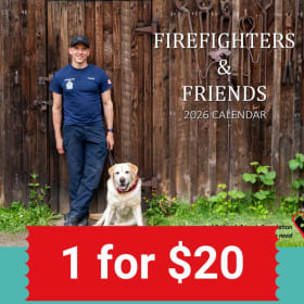Firefighters and Friends Calendar item
