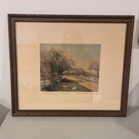 "A Patriarch in Bloom" print signed by Wallace Nutting item