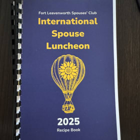 International Spouse Luncheon Recipe book item
