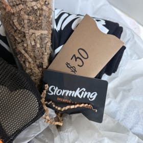 62. StormKing Basket w/Gift Card item