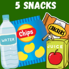 5 - Item Snacks/Drinks item