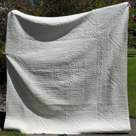 Whole Cloth Hand Quilted item