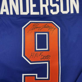 Glenn Anderson Signed Edmonton Oilers Jersey item