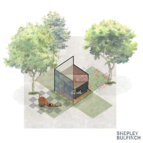 The Leap and Lounge Pawvilion by Shepley Bulfinch item