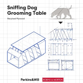 Sniffing Dog Grooming Table by Perkins&Will item