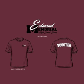T-Shirt- Maroon Booster *CLEARANCE* item