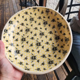 Hand Made Contemporary Bee Pottery from WNC 120 Value item