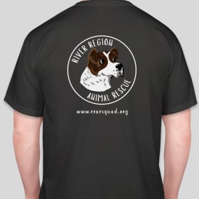 Black, Size L, Adult Comfort Colors T-shirt (Back Logo) item