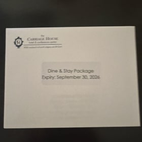 Dine & Stay Package item