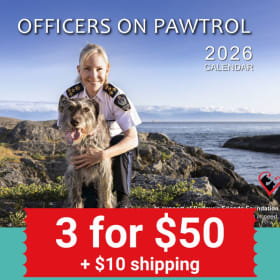 3 for $50 Officers on Pawtrol Calendars item