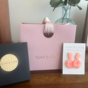 Clay and Cane Earrings 1 item