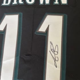Eagles Field Jersey signed by A.J. Brown item