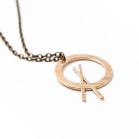 Full Circle Cross Stick Necklace item