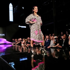 AnaOno Revolution Nightgown Hand Painted from 2024 NYFW Show item