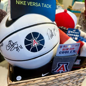 UofA Signed Basketball & Fan Basket item
