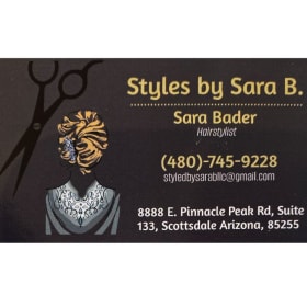 Luxury Wash, Blowout & Professional Cut - Styles by Sara B. item