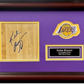 Kobe Bryant Signed Floorboard item