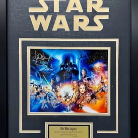 Star Wars Legacy Cast & George Lucas Autographs item