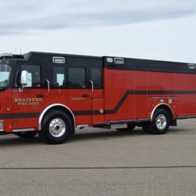Brainerd Fire Truck Ride to school item