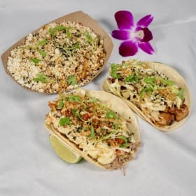 Combo: 2 Tacos & Hapa Corn item