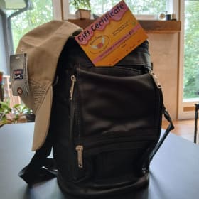 PGA Golf cart caddy, Hat & gift certificate-Value $85 item